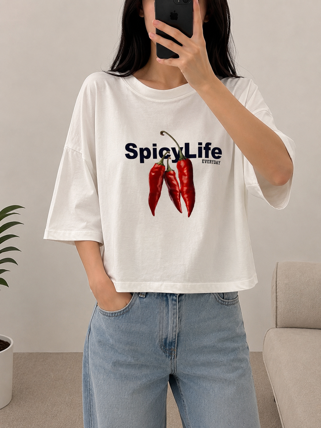 تیشرت باکسی زنانه سامر