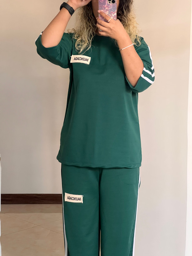 ست تیشرت شلوار زنانه اسپرت بالنسیاگا